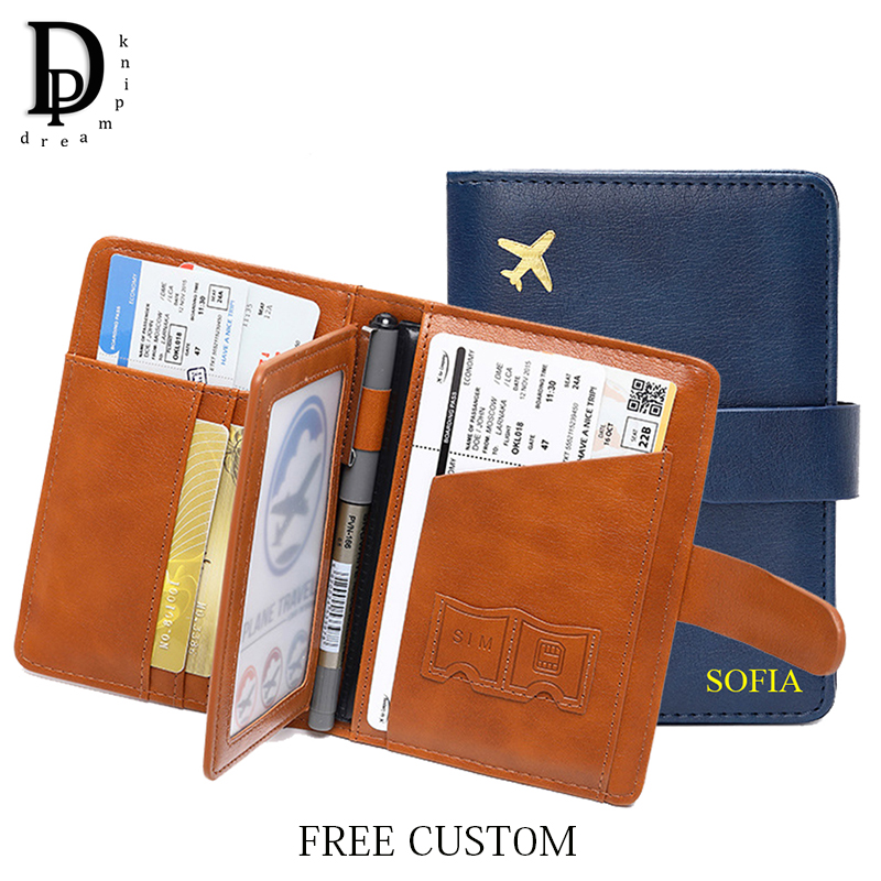 Men'S Accessories Travel Bag - Portfel podróżny na paszport z własnymi