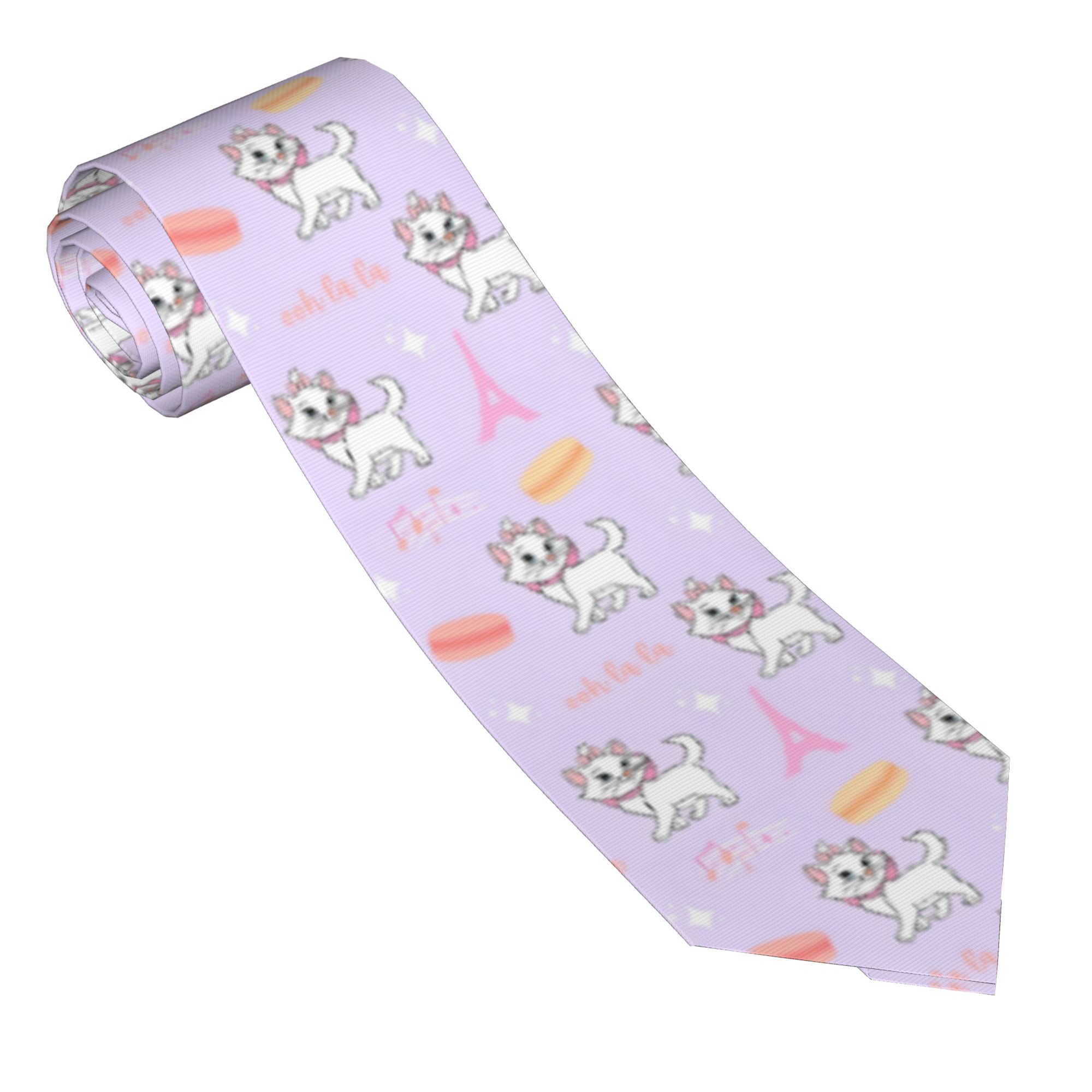 Men'S Accessories Paris - Krawat Aristocats Maries Cats Unisex Wąski