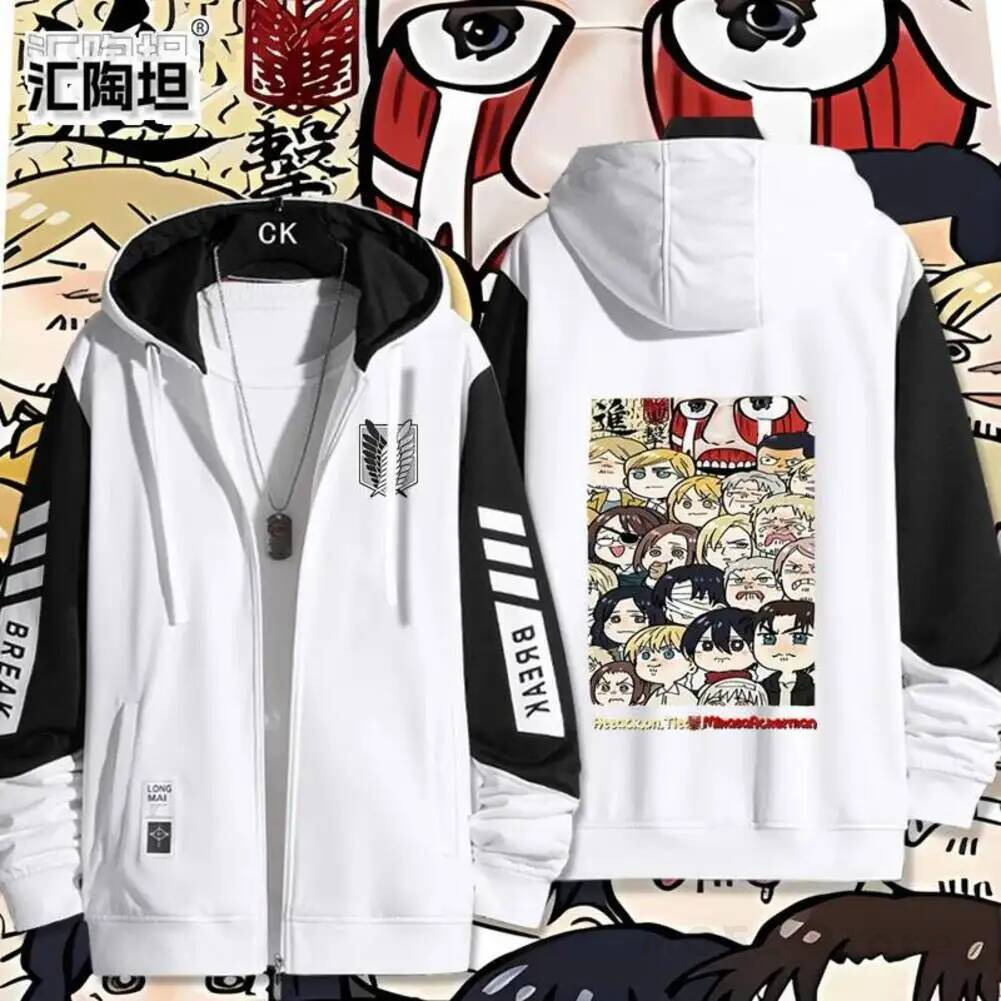 Men Accessories Fashion - Kurtka z nadrukiem Ackerman Levi Mikasa·Ackerman