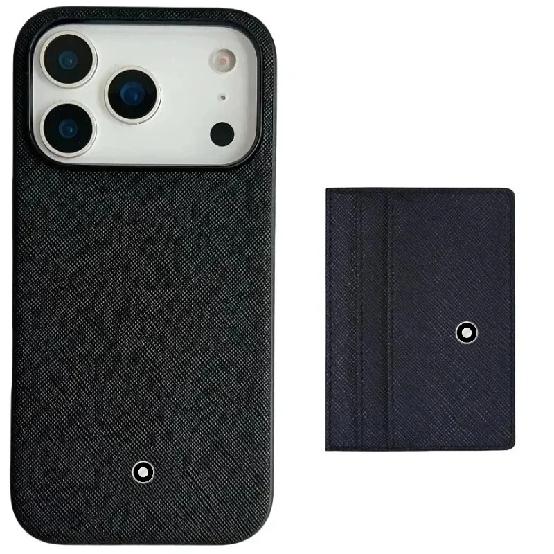 Card Case Minimalist - Minimalistyczne skórzane etui biznesowe na iPhone