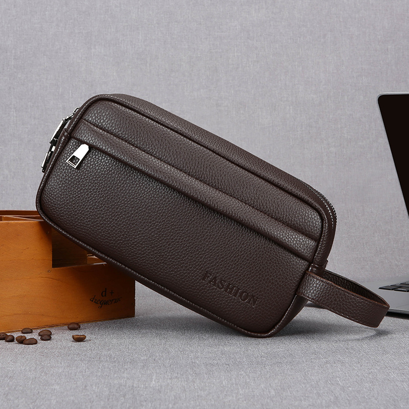 Men'S Accessories Travel Bag - Męska torebka vintage typu clutch o
