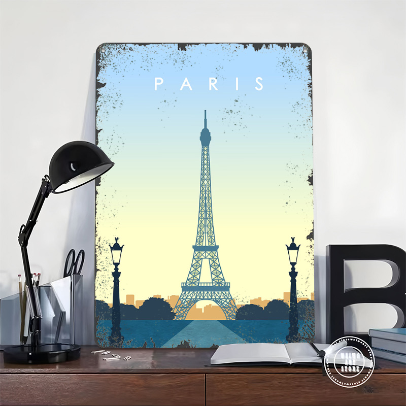 Paryż 3D Teksturowany Plakat z – Men'S Accessories Paris recenzja i cena