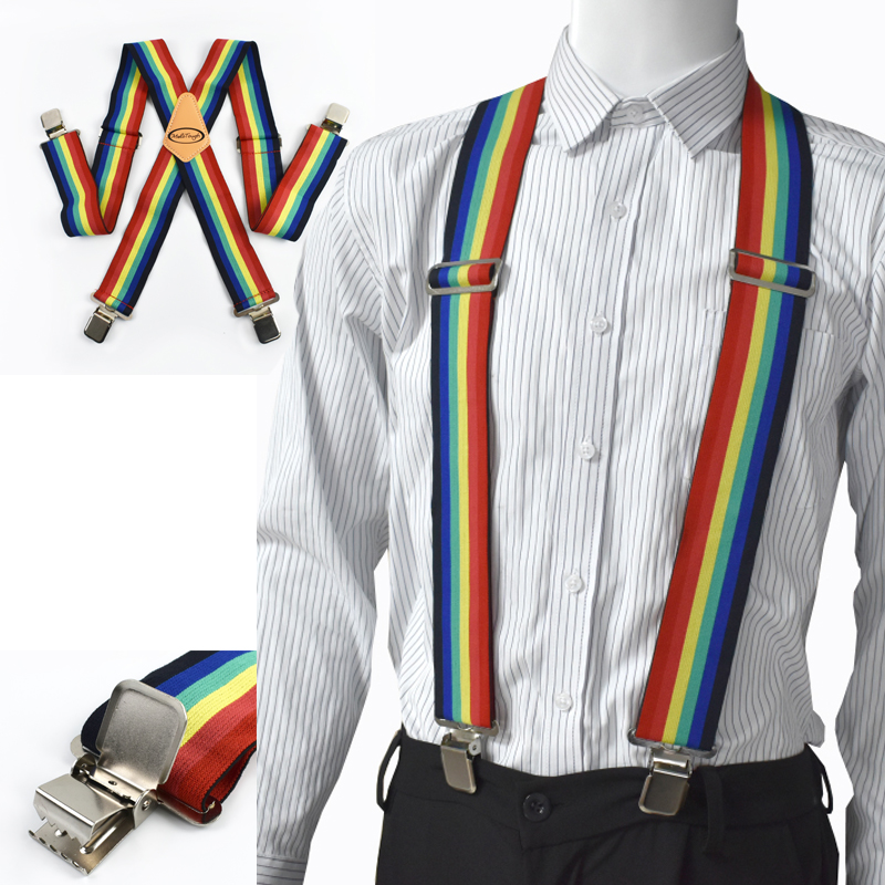 1 szt. Szelki męskie tęczowe o – Men'S Accessories Types recenzja i cena