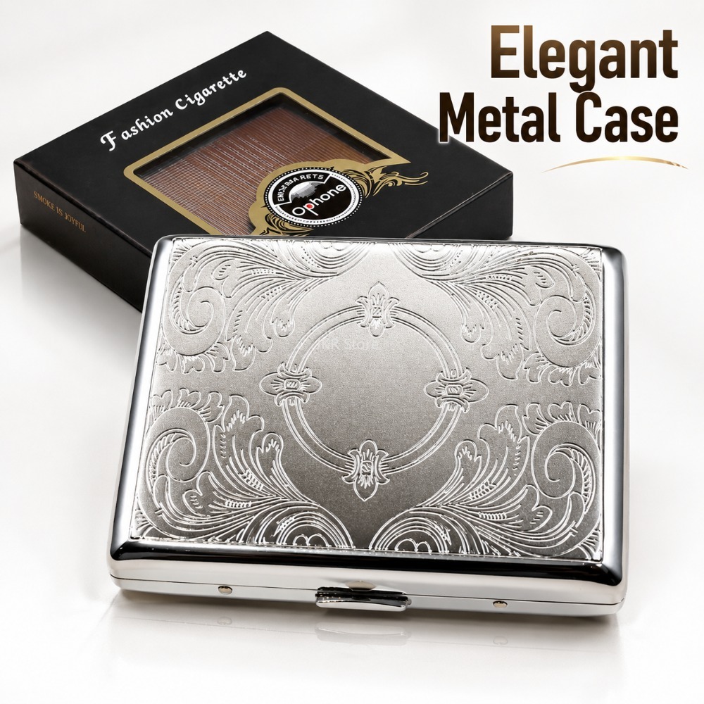 Pudełko na papierosy ze stali  – Men'S Accessories Case recenzja i cena