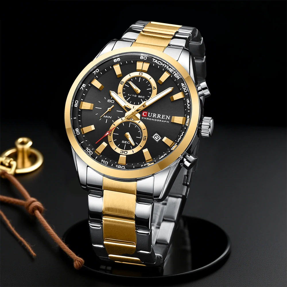 CURREN Casual Quartz Chrono Sp – Men'S Accessories Fashion recenzja i cena