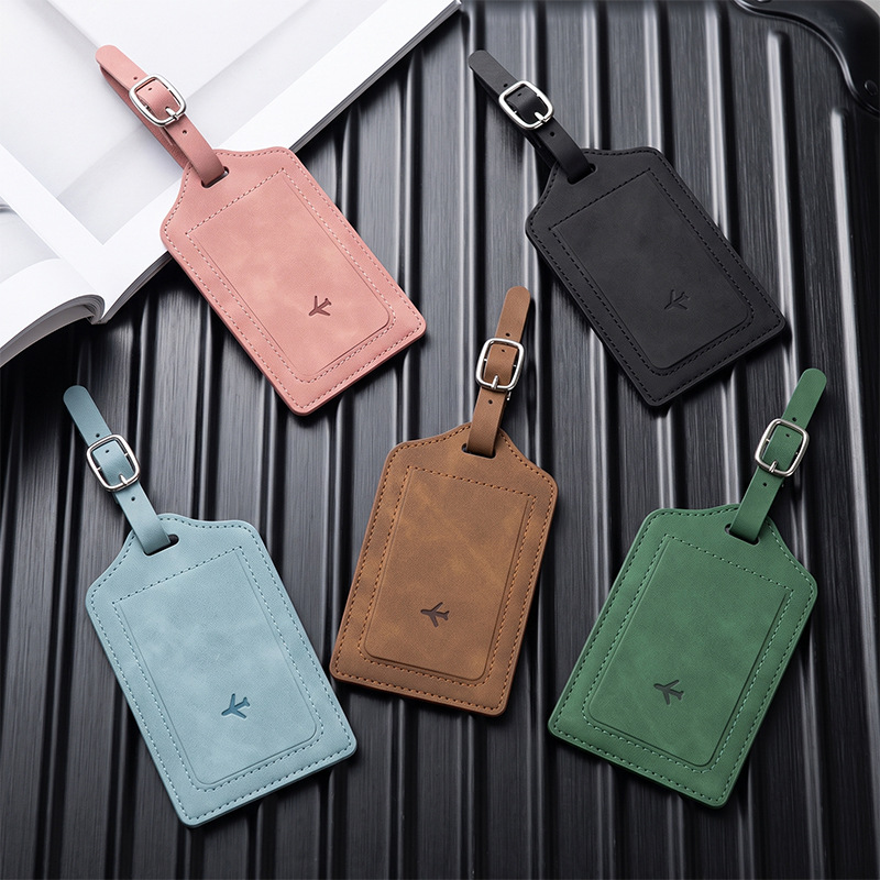 1 szt. etykieta na bagaż z PU  – Men'S Accessories Travel Bag recenzja i cena