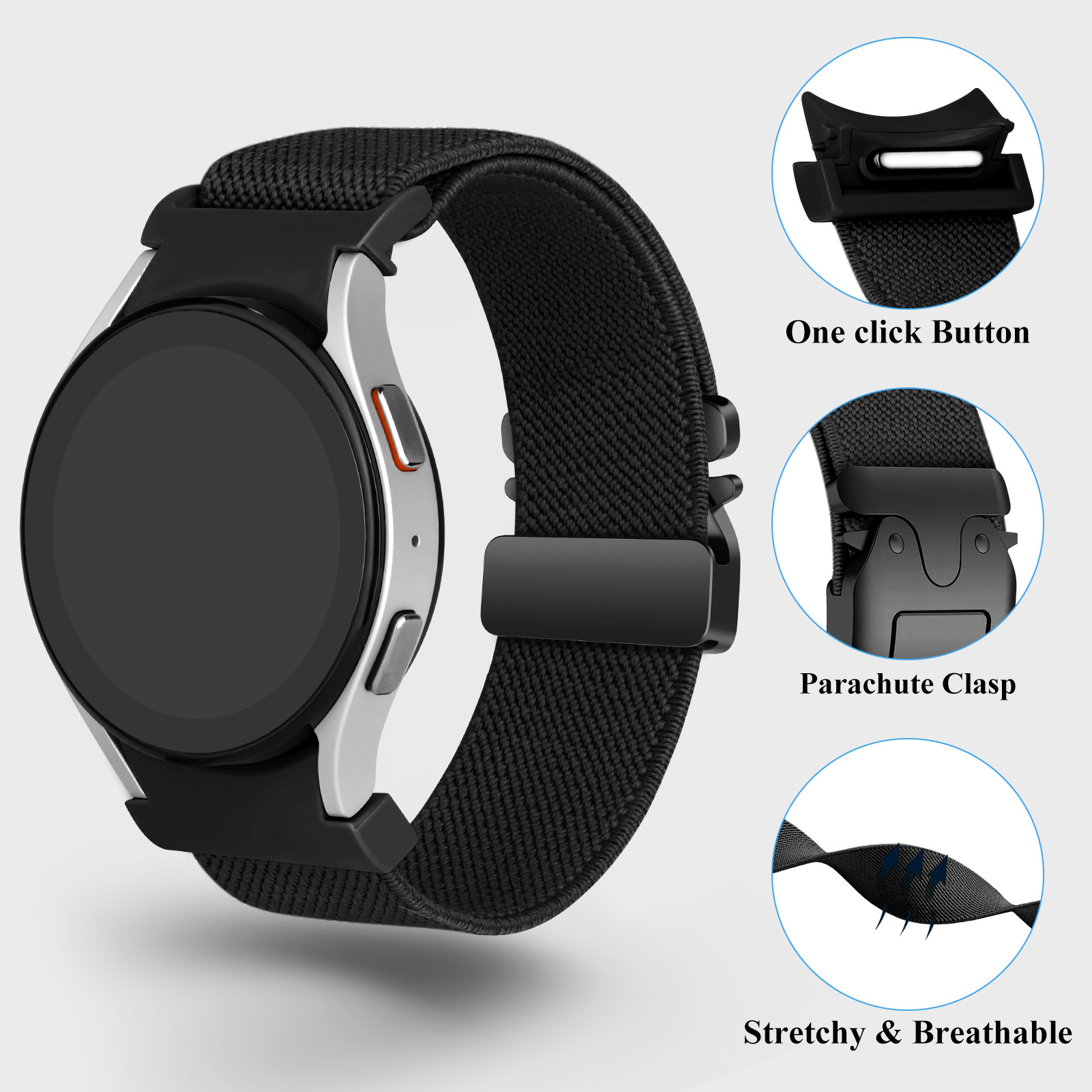 Pasek do zegarka Samsung Galax – Men Accessories Website recenzja i cena